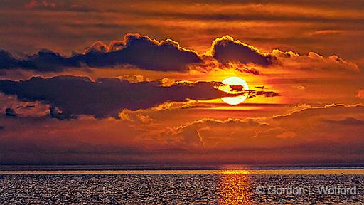 Sunrise Over Powderhorn Lake_28028.jpg - Photographed near Port Lavaca, Texas, USA.